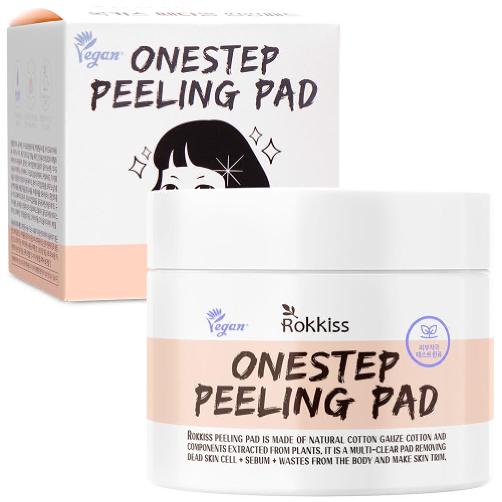 Rokkiss Mildly Acidic Scrub Towel Peeling Pad 70 Sheets 155 Ml 1 NONE