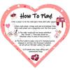 Day Valentine Themed Couple Interactive Fun Desktop Card Bingo Props Game
