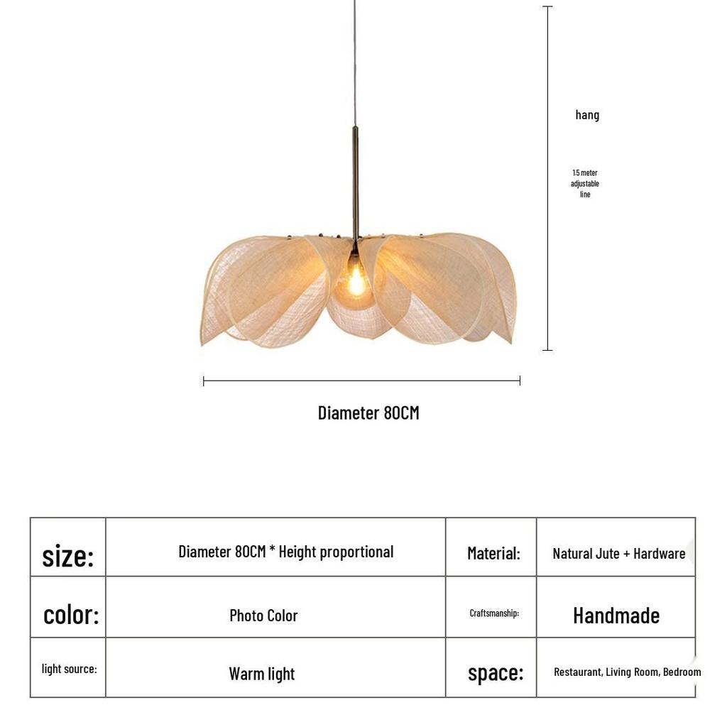 Nordic Vintage Floral Chandelier for Dining and Living Areas