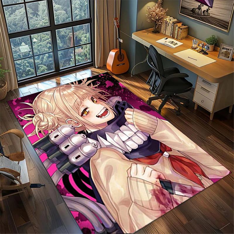 Non Slip My Hero Academia Carpet Large Washable Area Rug for Bedroom Gamer Room Decor