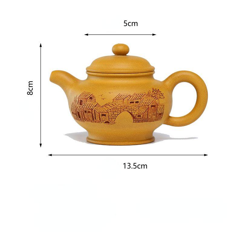 260ml Yixing Purple Clay Teapots Ball Hole Filter Pot Beauty Kettle Ore Handmade Zisha Tea Gifts