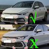 Pentru Volkswagon VW Golf 8 MK8 PRO 2020 2025 2025 Bara Față Lampă de Ceață Grilă Inferioară Spoiler Modificare Accesorii Auto
