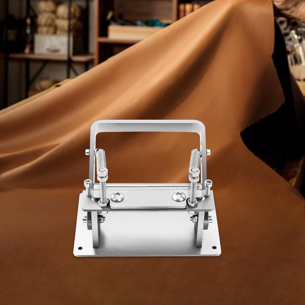 Premium Manual Leather Peeling Machine & Splitter – 304 Stainless Steel,Tabletop Mount,10cm Width,0.5-5mm Thickness Adjustable