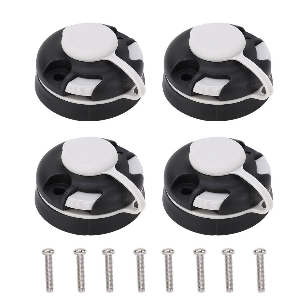 4PCS Highly Wear Resistant Kayak Track Mount Base Kayak Track Star Mount  for Kayaks