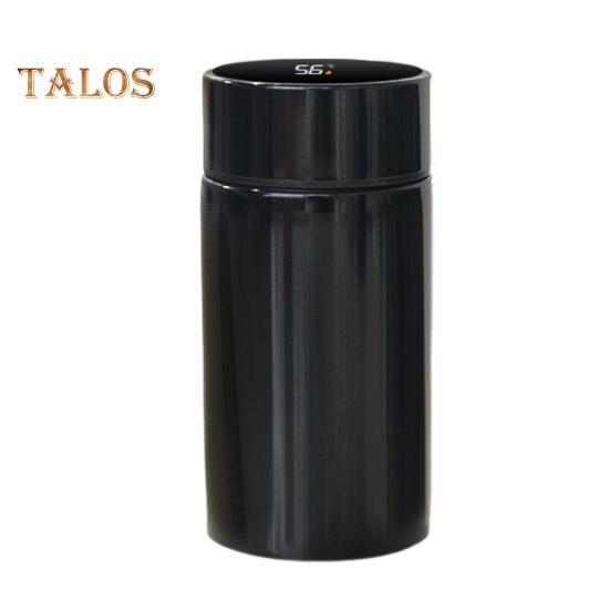 

Термобутылка со светодиодным дисплеем температуры, кофейная кружка 200 мл, нержавеющая сталь, кофейная вакуумная чашка, умная герметичная крышка, фляга для горячей и холодной воды для использования на открытом воздухе 200ML чёрный