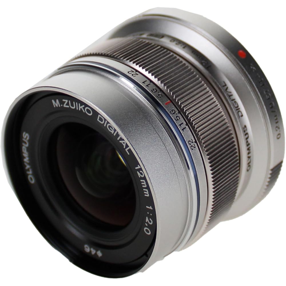 OLYMPUS M.ZUIKO DIGITAL ED 12mm F2.0 Silver Prime Lens (ED 12mm F2.0 SLV)