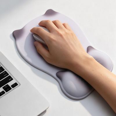 Ergonomic Hand Support Mouse Mat Cute Cat Gaming Mousepad Wrist Rest Mouse Pad Office Accessories