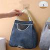 Kitchen Garbage Bag Storage Artifact Plastic Bag Storage Box For Shopping Bags Wall Mounted Pull-Out Sorting Bag Collection YLE544