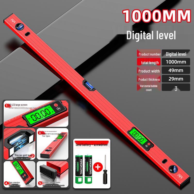 2026 High-Precision Magnetic Digital Electronic Spirit Level Ruler