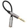 HIFI 4.4MM Balanced Headphone Adapter Audio Cable Accessory Part Component 4.4 XLR 4 Pin Male To Female Angle