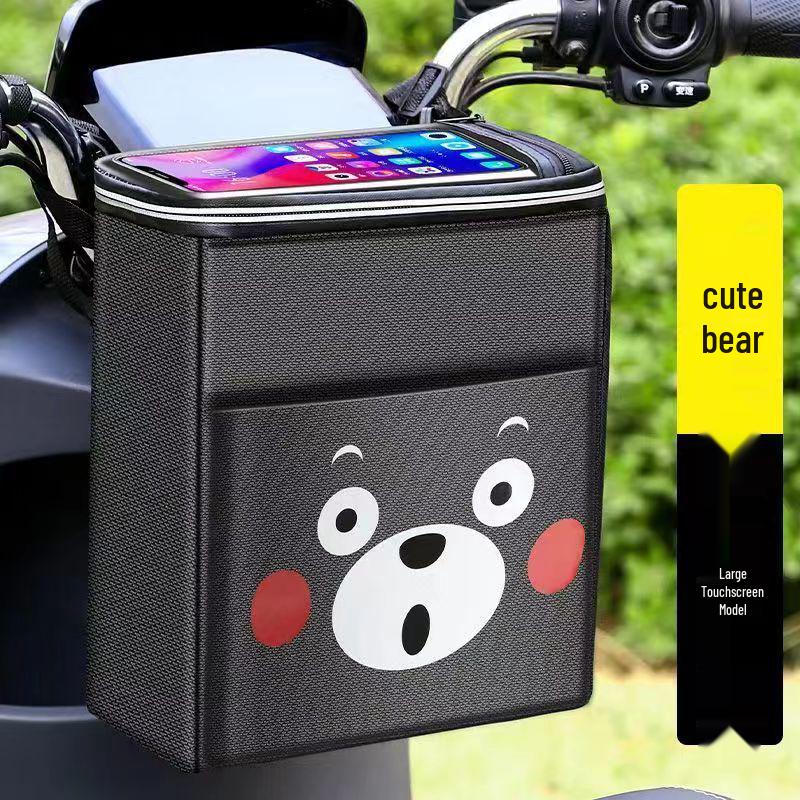 Waterproof Hanging Bag for Electric Scooter: Front Storage Pocket for Phone and Accessories