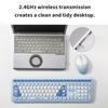 Mofii Wireless Keyboard and Mouse Set 110Key Full Size UltraSlim 2.4GHz 1200 Movement Speed USB