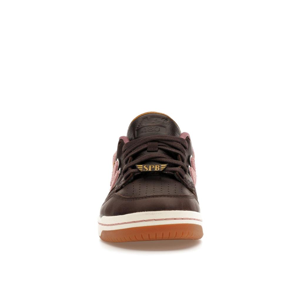 303 Boards X Jeremy Fish X New Balance Numeric 480 Silly Pink Bunnies Men Sneakers Brown NM480FXT