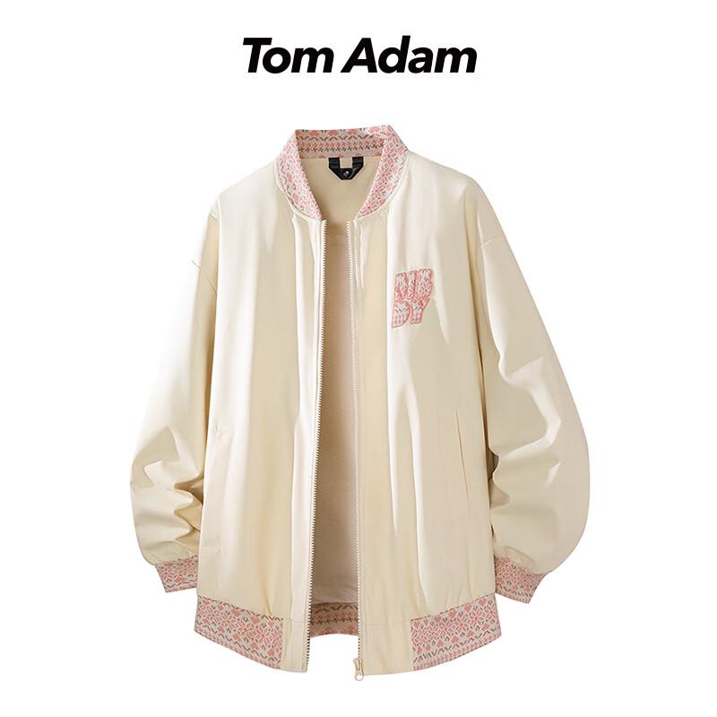 

ТОМ АДАМ Этнический жаккардовый свободный бомбер 2XL