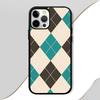 Plaid Fashion Phone Case Mobile Suitable For Apple 17 Air 16 PRO MAX 15 14 13 12 11 Patch Black Hard Shell