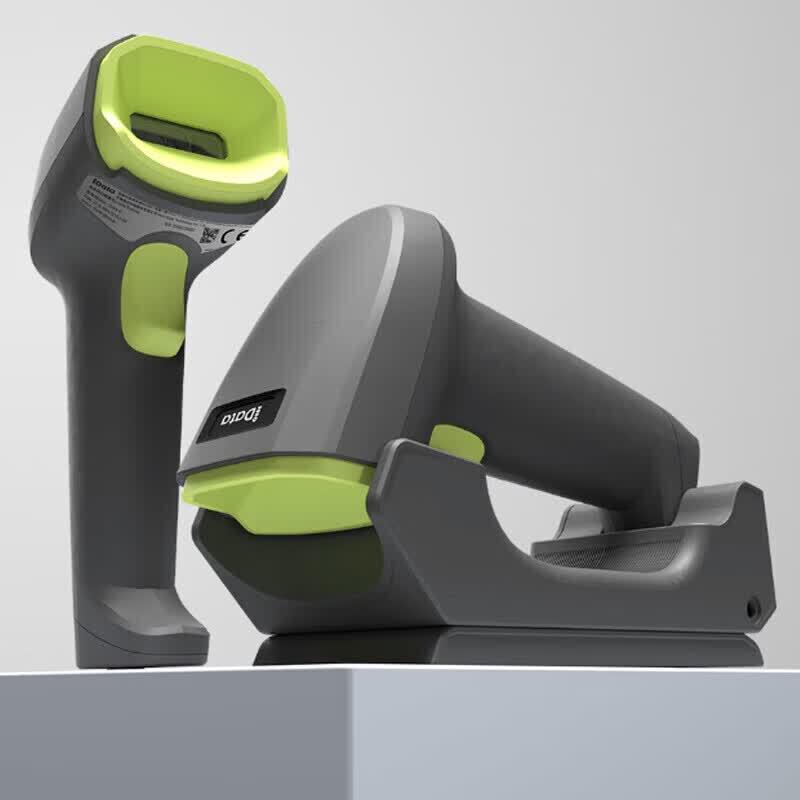 iData J7 Wireless 1D/2D Barcode Scanner with Base