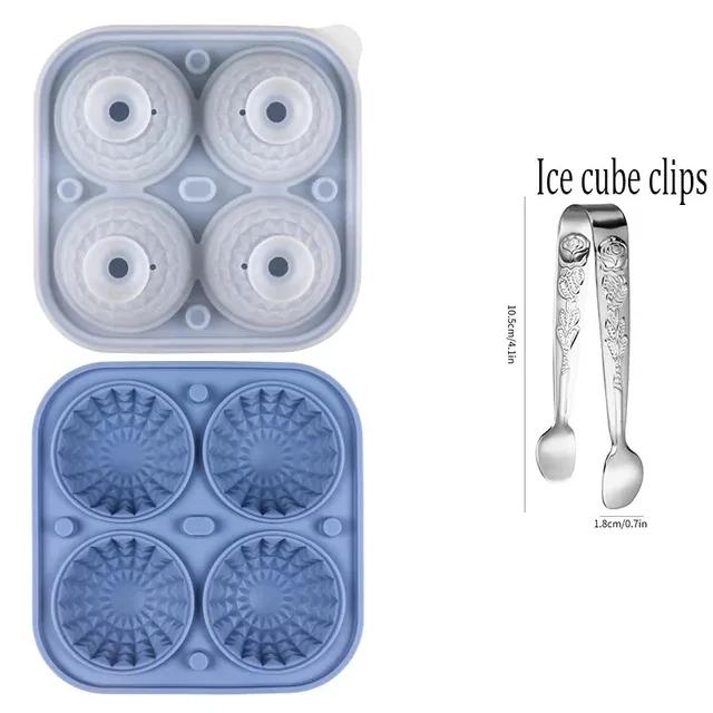 Ice Cube Spherical Mold Silicone Ice Cube Family Simple Mold Large Round Square Ice Cube Tray Kitchen Accessories Ice Cube Model