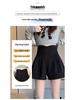 Women's High-Waisted Woolen Wide-Leg Shorts - Autumn 2024 Korean Style Slim-Fit Leggings