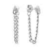 Silver Earrings Without Stones (2144687)