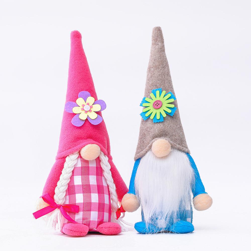 Adorable Easter Flower Faceless Gnome Doll For Creative Mother's Day Home Dcor