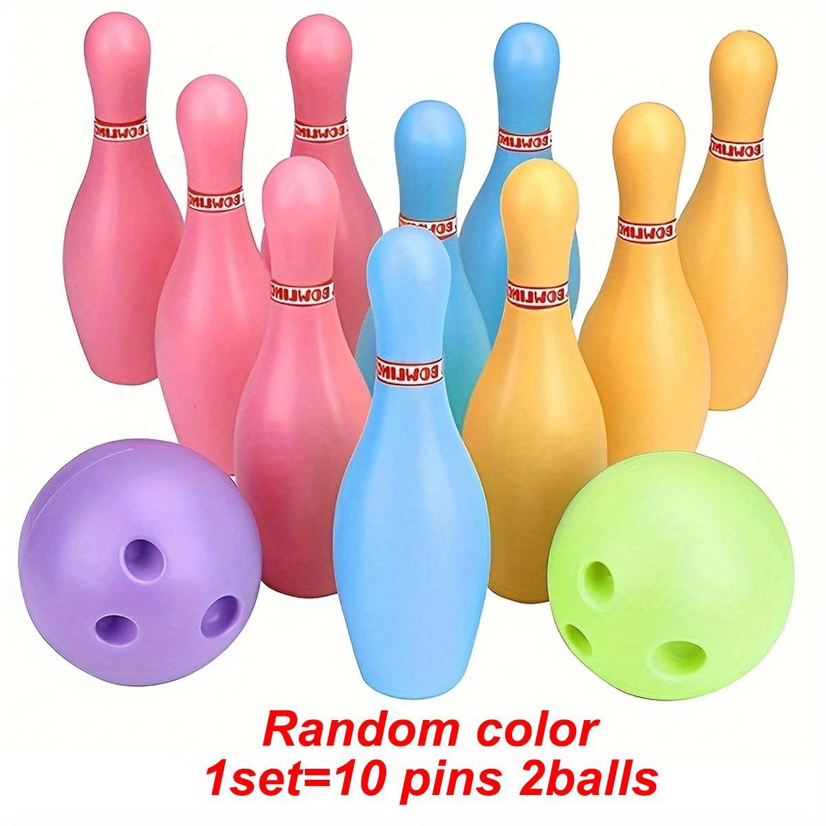 

12pcs/set Mini Bowling Set Includes 10 Pins and 2 Balls Plastic Bowling Ball Toys for Home Outdoor Sports Mother s Day Gifts ZSY