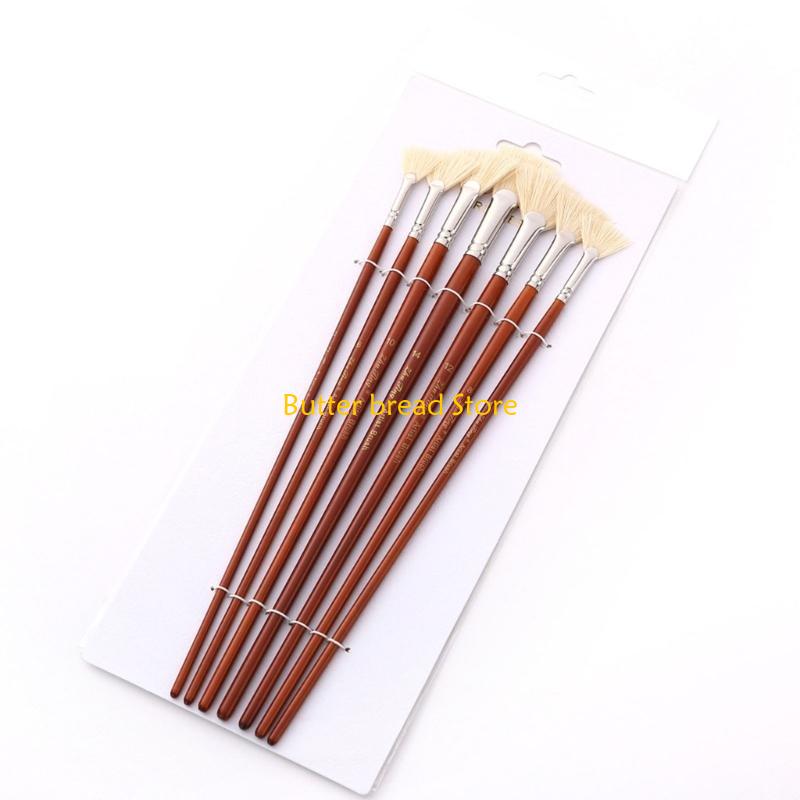 W89C Professional Painting Brush Set Artist Detail Paint Brushes High-density Bristle