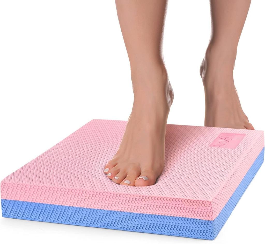 Yes4All Xthick Foam Exercise and Balance Rose 39cm Long x 33cm Wide x 5cm High Imported from S92C Pad, Quartz/Serenity, XL, [Officially Japan],