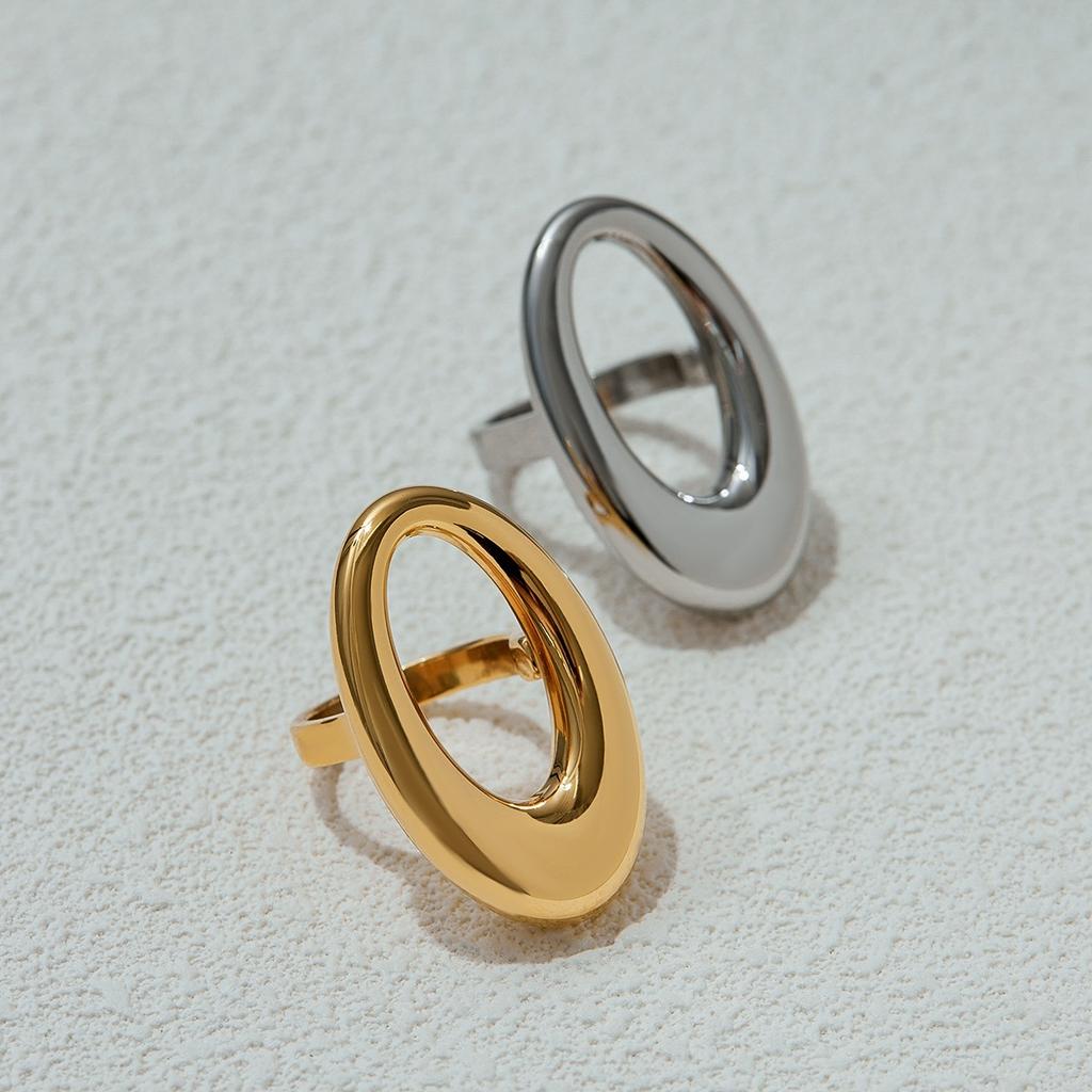 Geometric Ring Titanium Steel Jewelry Niche Design Ring Stainless Steel Accessory