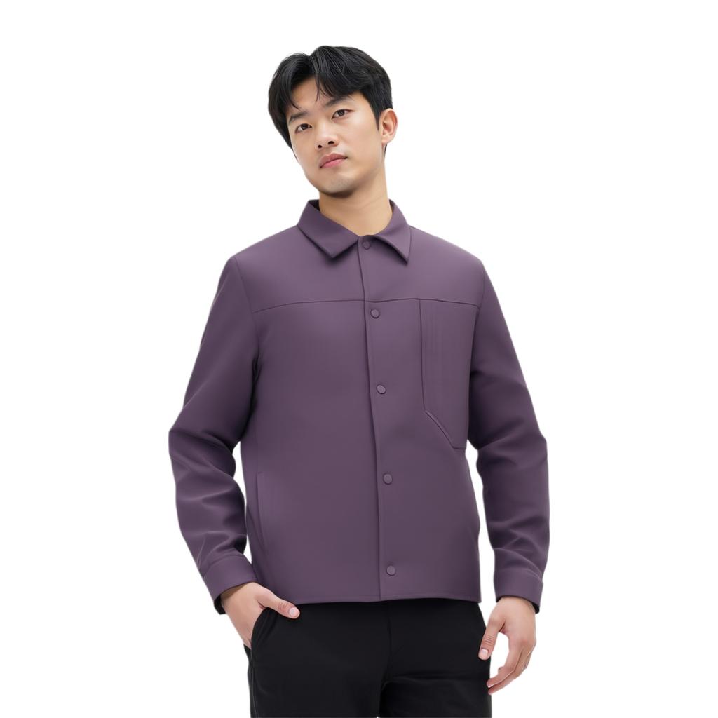 Anta Champion All-Weather Series Sports Lifestyle Solid Color Single-Breasted Collar Comfortable Breathable Versatile Casual Down Jacket 152510920-1