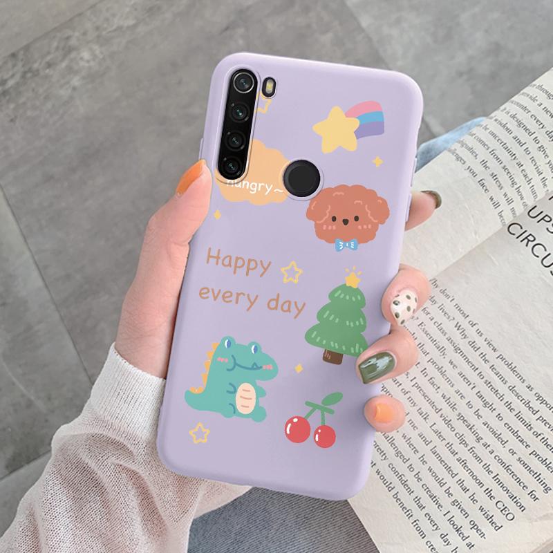 For Redmi Note 8 Pro 8T Back Cover Protective Case Soft Silicone Cute Cartoon Cat Frog Funda Phone Case For Xiaomi Redmi Note 8