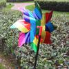 Garden Yard Windmill Wind Spinner Ornament Decoration Kids Toys Balcony Viewing Plastic Party Outdoor Decoration Colorful