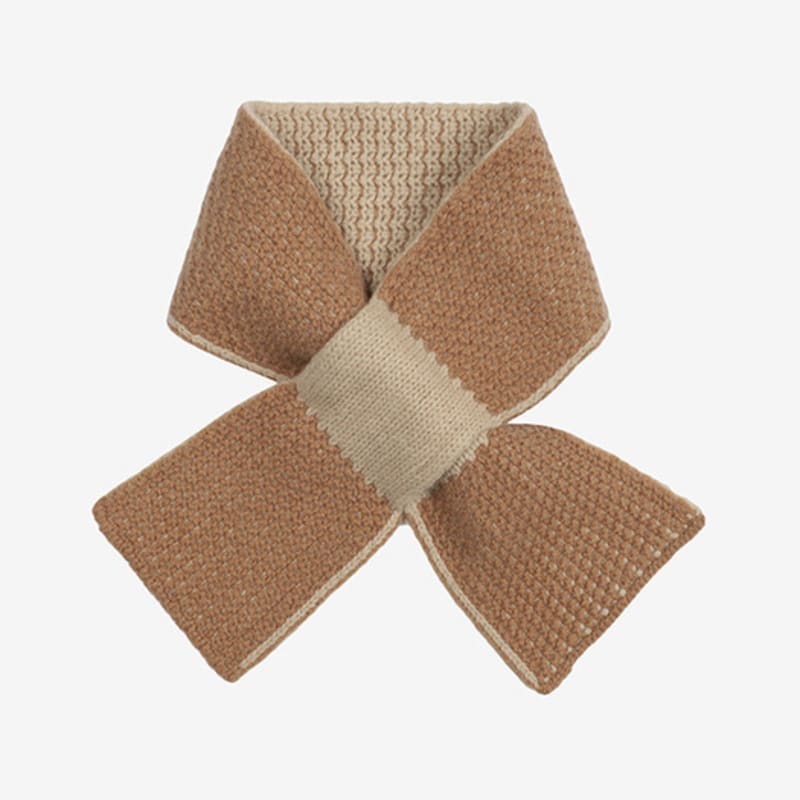 2NDSKIN 3D Strick Jacquard Kaschmir Kleiner Schal