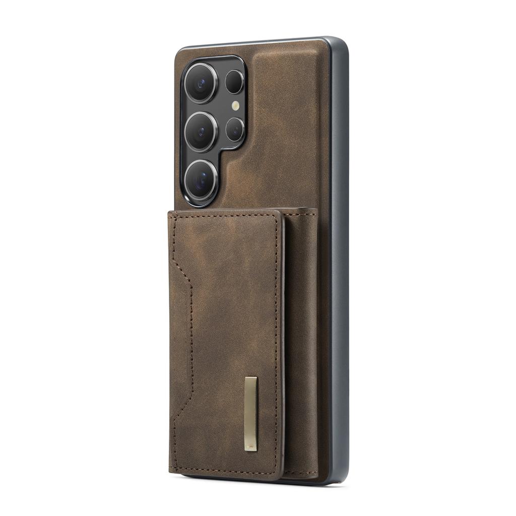 Phone Case Magnetic Detachable Wallet Card Slot Kickstand Cover Fit for Samsung Galaxy S25