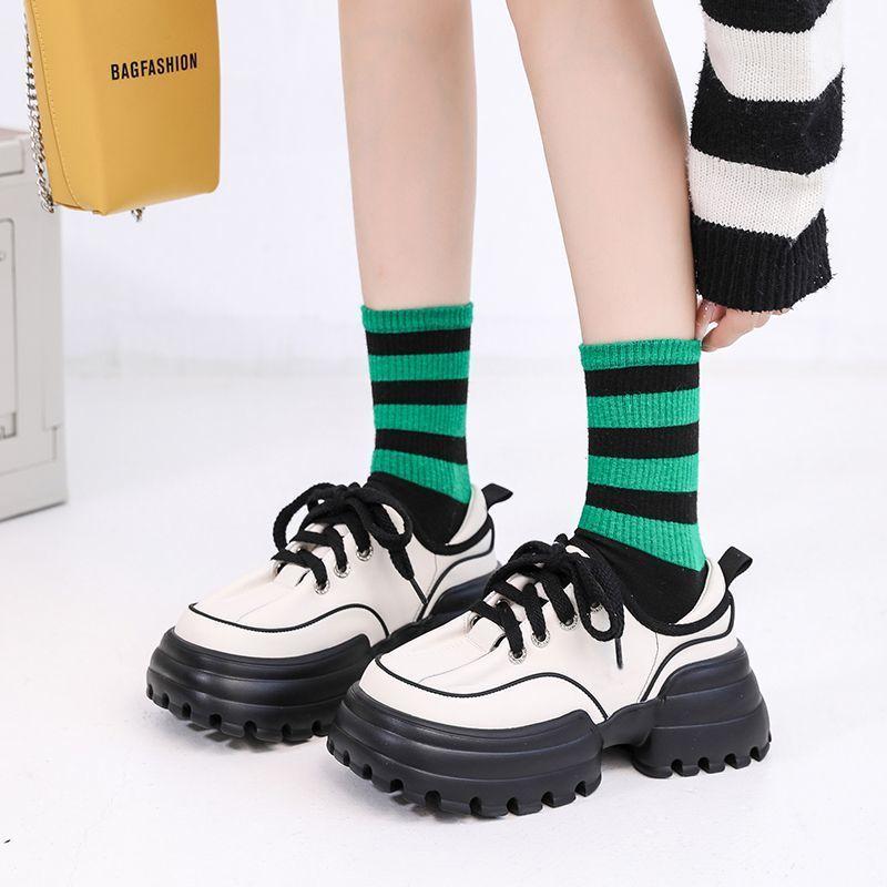 High-value niche design cake sole dad shoes children's spring and summer 2025 new versatile round head thick sole dad shoes