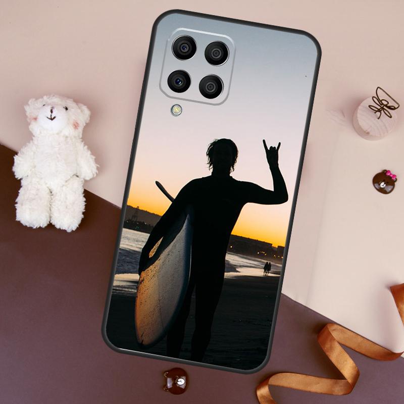 Surfer Surf Hang Loose Shak Case For Samsung Galaxy M13 M54 M34 M14 M56 M36 M16 M31 M11 M53 M12 M32 M52 M35 M55 M15 M06