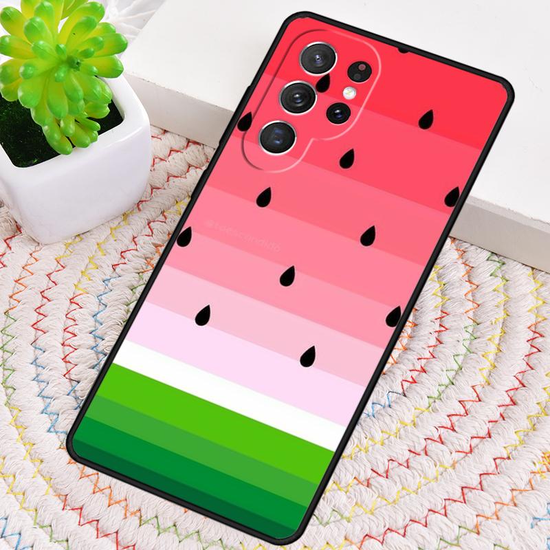 Summer Fruit Watermelon TPU Phone Case For Samsung Galaxy note 10 pro S26 S25 S24 S23 S22 Ultra Plus S21 FE S20 Shockproof Cover
