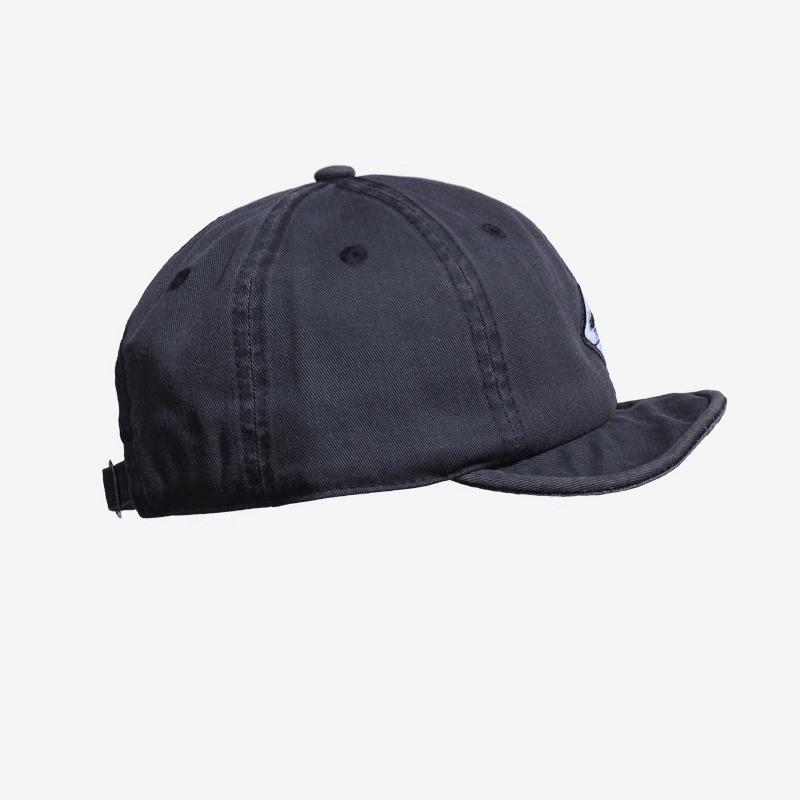 Japanese washed Short brimmed Baseball Cap Men's Summer Ridge Hat Thin Soft Top Short Edge Women's Baseball Cap