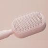 Retractable Cushion Comb Wet & Dry Use Portable Massage Comb Reusable Self Cleaning Hair Brush for Home Travel Office School