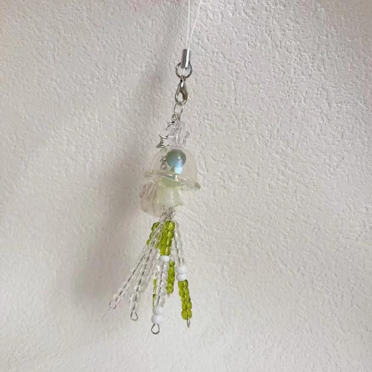 Multipurpose Artistics Beaded Phone Charm with Goldfish Accent Accessory for School Work or Leisure Stylish Outfits