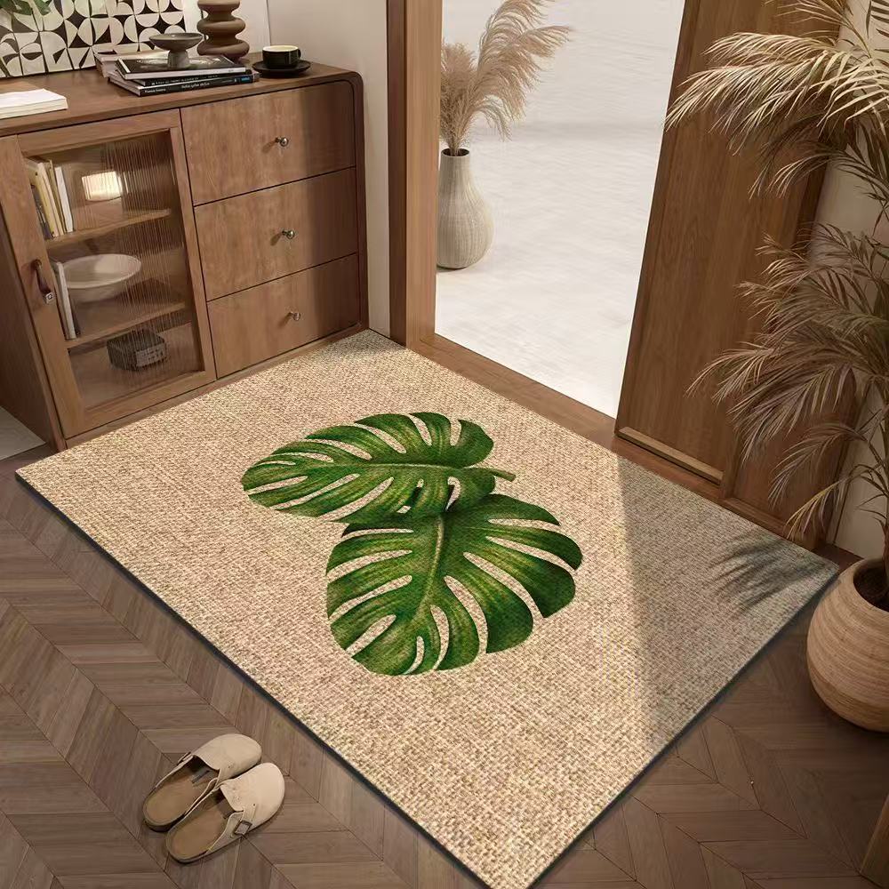 Entrance Door Mat Household Wear-resistant and Anti Slip Mat Entrance Door Absorbent Quick Drying Mat