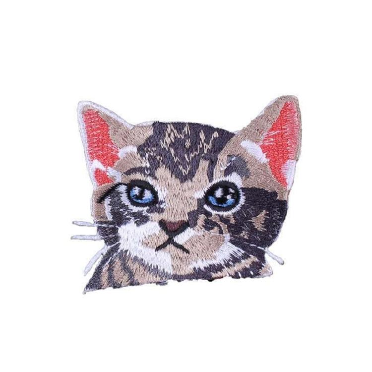 Trendy Cats Pattern Patches Personality Clothes Heat Transfer Appliques for Creative Craft Projects