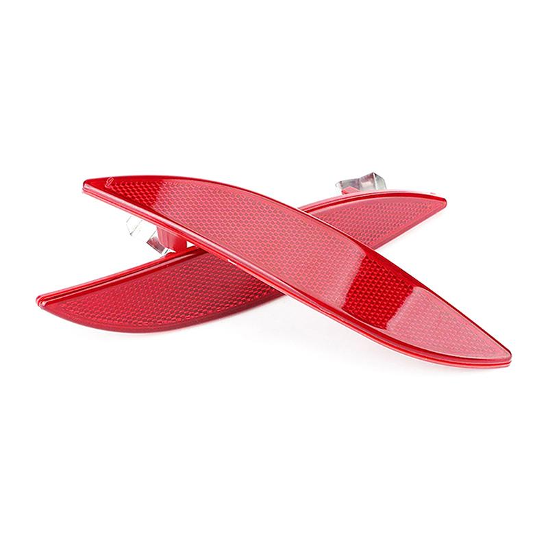 1 Pair For Renault Megane MK3 2008 -2013 265650004R Car Rear Bumper Reflectors Lens Replacement Red Left Right Plasitc Parts
