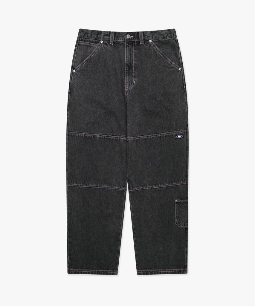 LMC Cntrst St Double Knee Denim Pants Gray