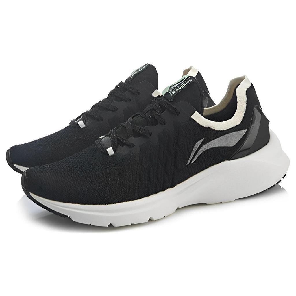 Li Ning YunQue Abrasion Resistant Breathable Low Top Running Shoes Women's Black AGLR326-1