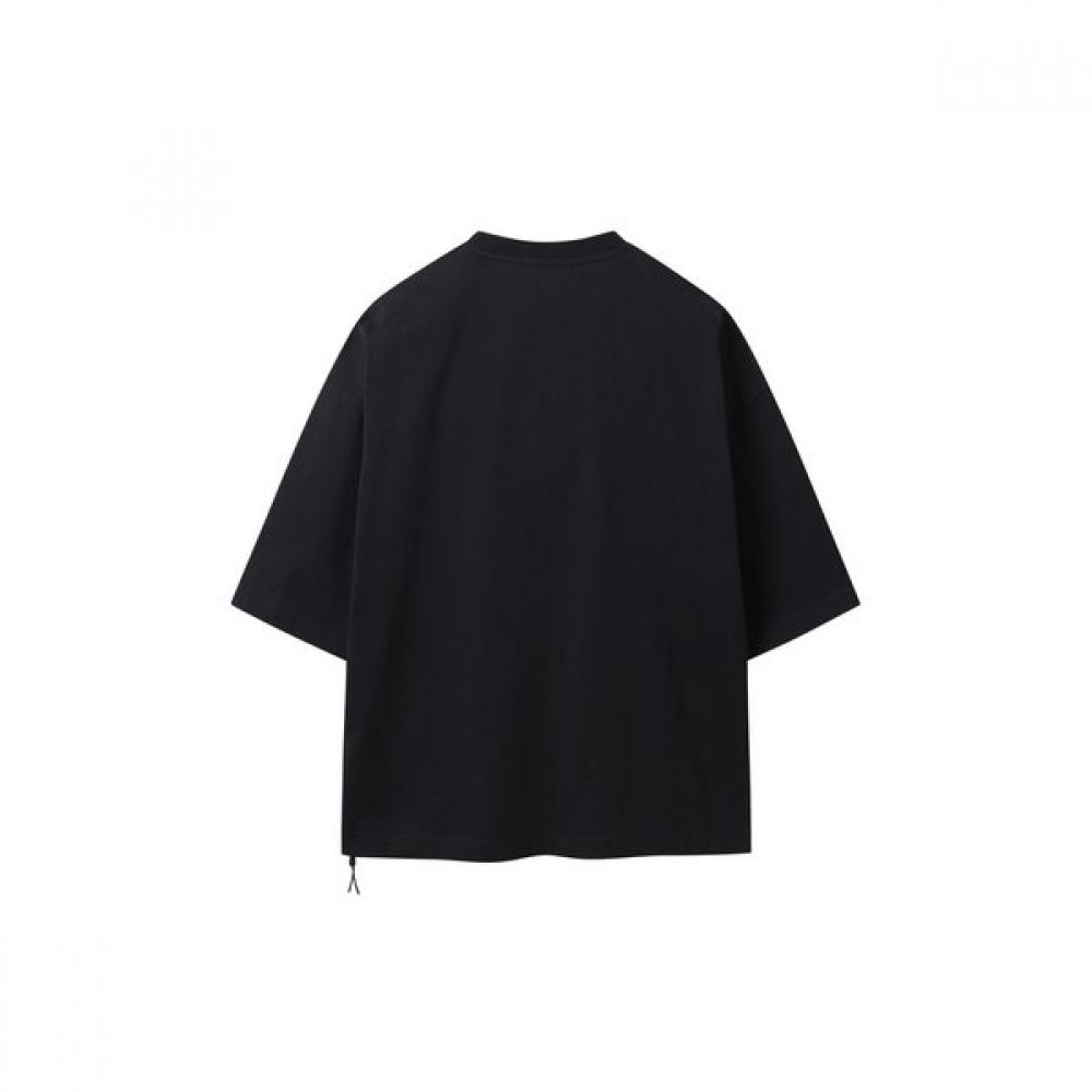 Customellow Black Oversized Dying T shirT cqTam25421bkx