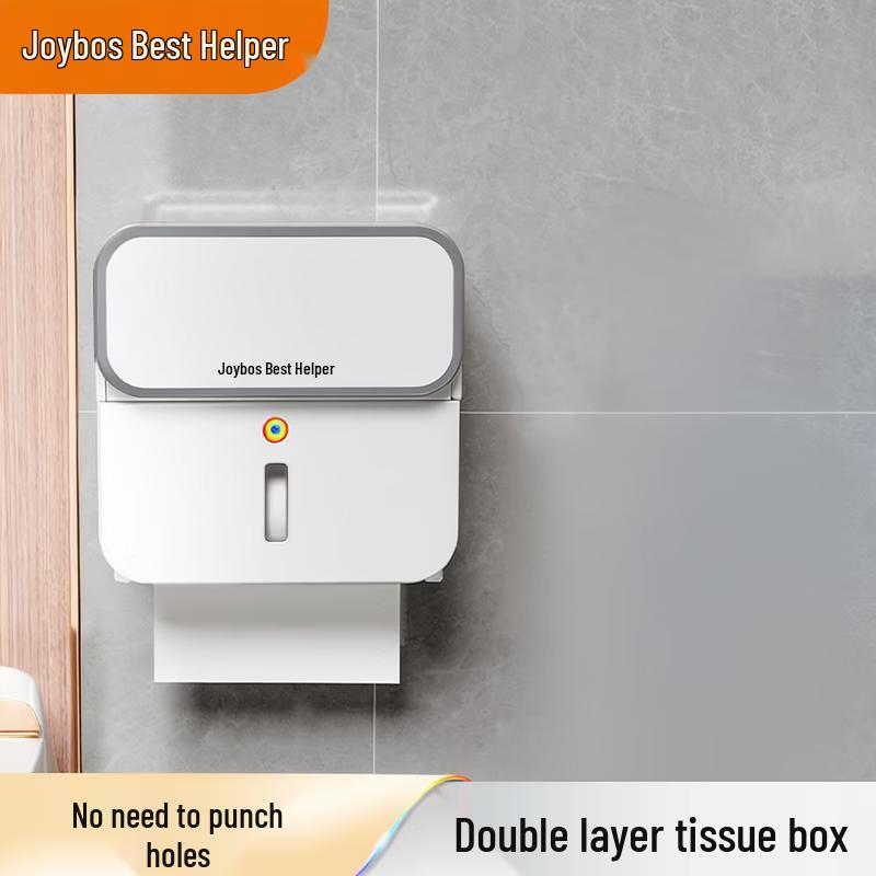 Wall-Mounted Bathroom Tissue Holder Bathroom Storage Box N1 Upgrade