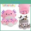 Superweiche Squishmallow Axolotl Plüschtiere Stofftierpuppe Kinder Weihnachts- Geburtstagsgeschenk