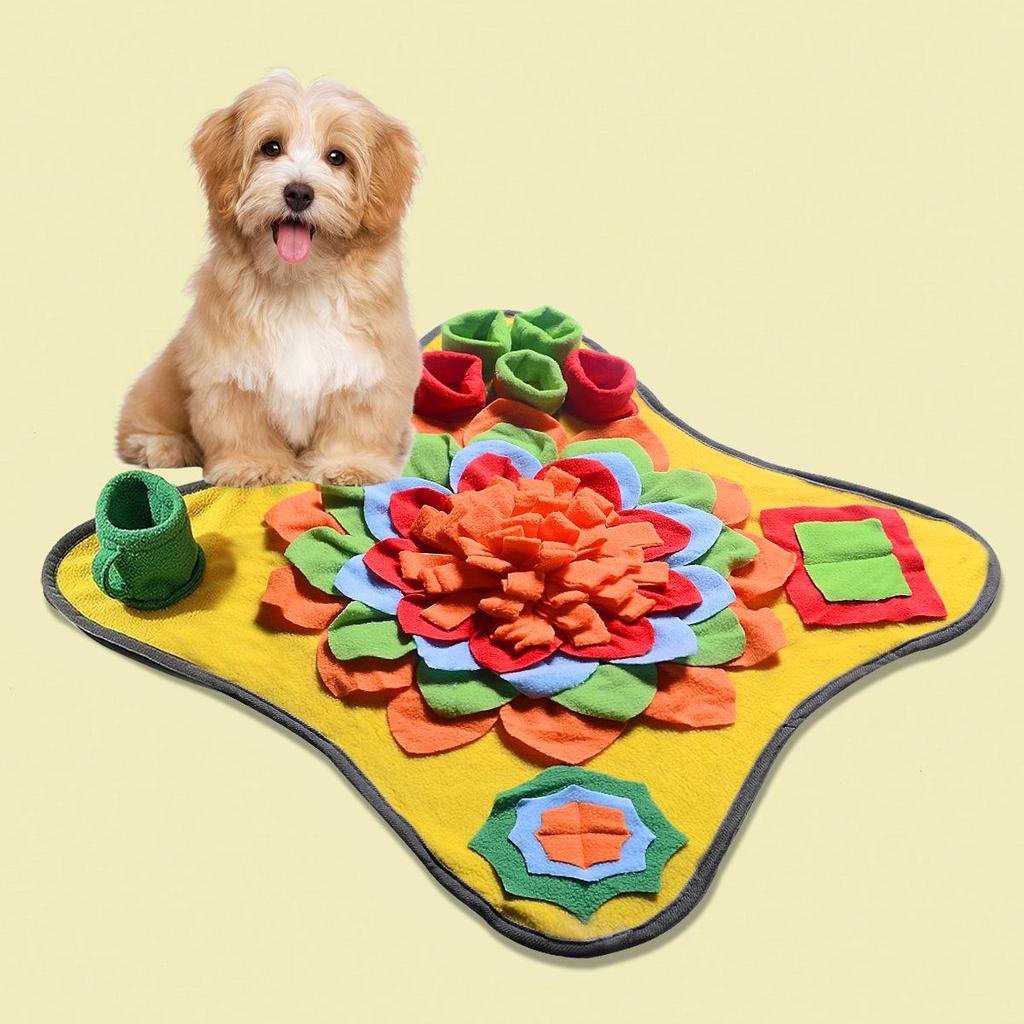 Cross-Border Pet Sniff & Forage Training Blanket Slow Feeder Mat for Dogs