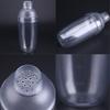 Con Segni Shaker per Cocktail Bicchiere da Bar in Plastica Facile da Pulire Recipiente per Shakerare Preparazione Tè alla Frutta
