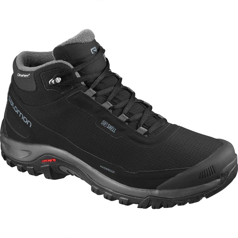 [SALOMON] Sněhové zimní boty SHELTER CLIMASALOMON VODĚODOLNÉ Pánské ČERNÉEBONOVĚČERNÉ 27 cm